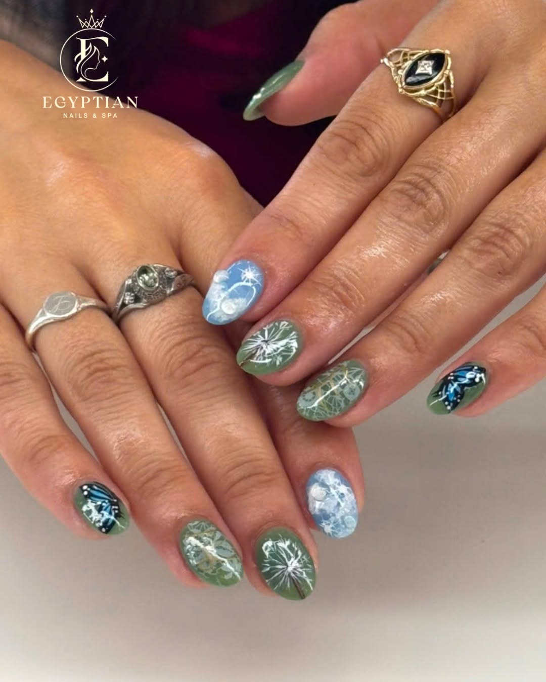 Egyptian Nails & Spa logo